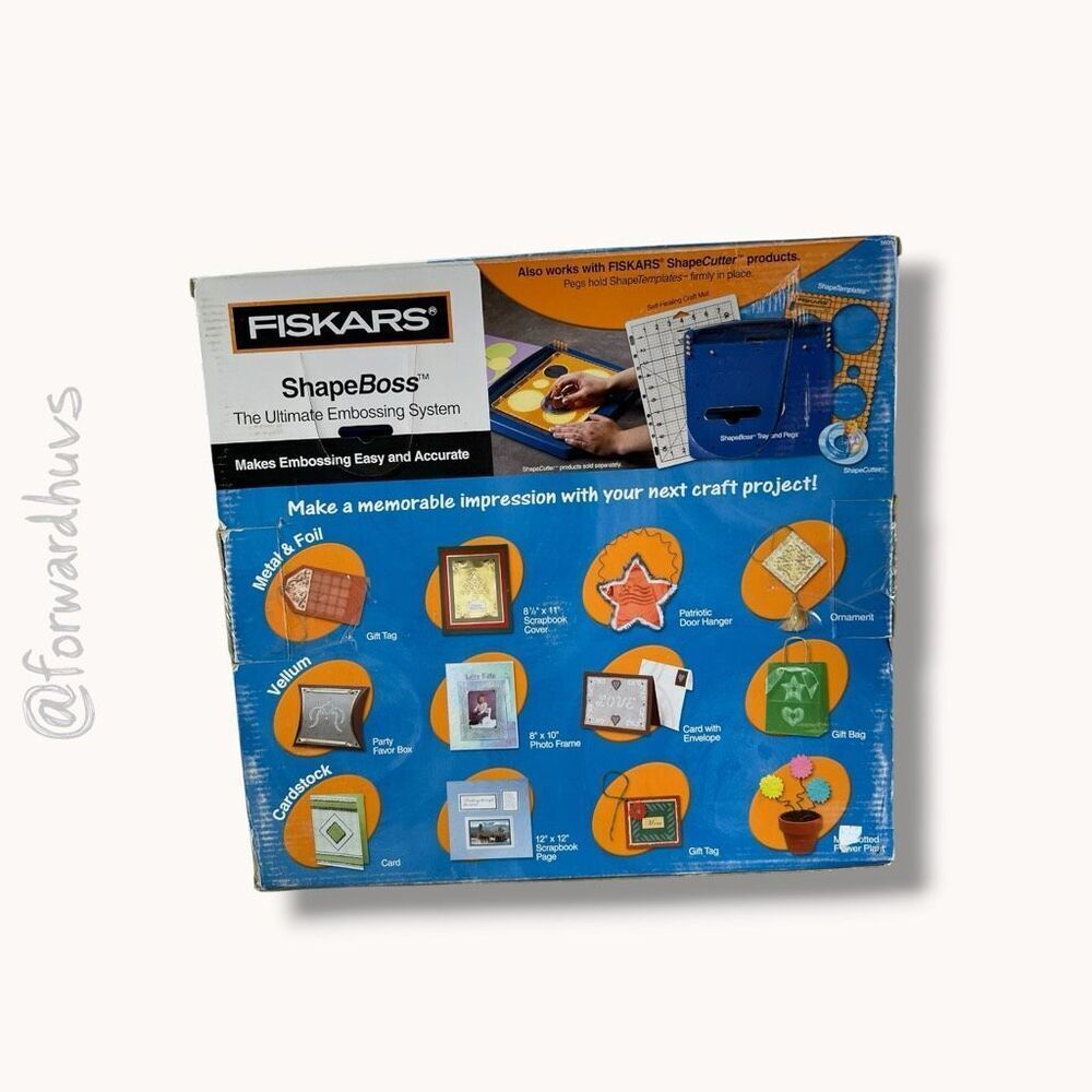 Fiskars ShapeBoss Embossing System – See Listing for Included Items
